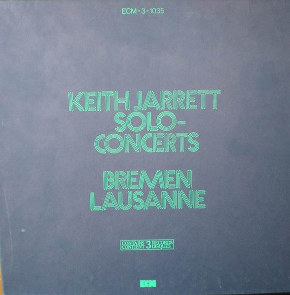 Keith Jarrett – Solo Concerts: Bremen / Lausanne - 3 Album Box Set!