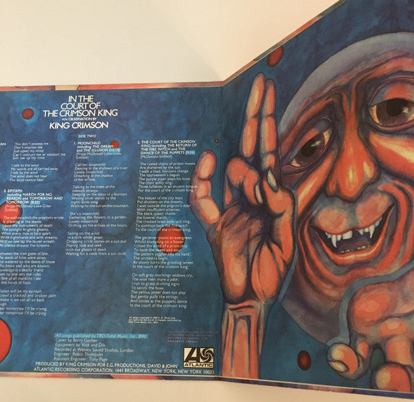 King Crimson – In The Court Of The Crimson King - 1971 Rare Red Labels