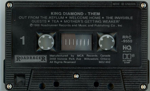 King Diamond – "Them" - 1988 Cassette VinylPursuit.com