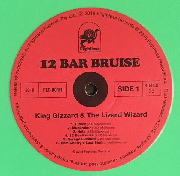 King Gizzard And The Lizard Wizard – 12 Bar Bruise - Green Vinyl in Shrinkwrap!