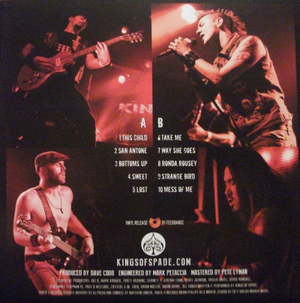 Kings Of Spade – Kings Of Spade - 2014 - Numbered, Red Vinyl VinylPursuit.com