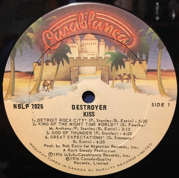 Kiss – Destroyer - 1977 Original! Vinyl Pursuit Inc