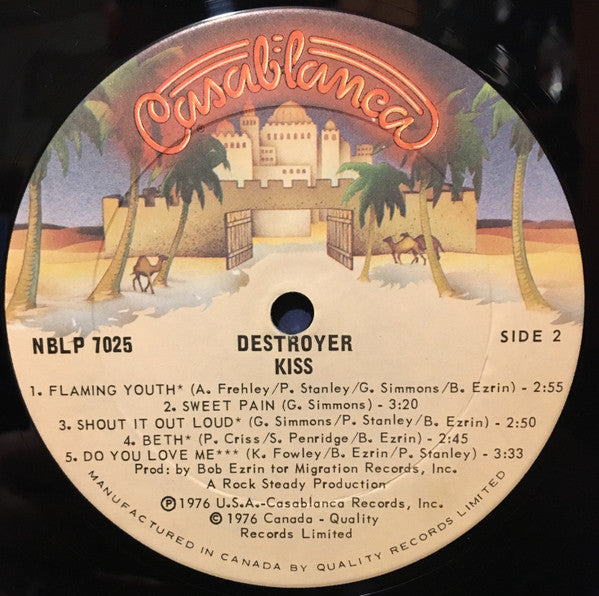 Kiss – Destroyer - 1977 Original! Vinyl Pursuit Inc
