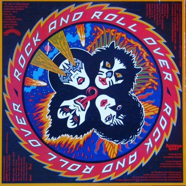 Kiss – Rock And Roll Over - 1976 Original VinylPursuit.com