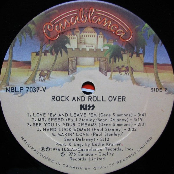 Kiss – Rock And Roll Over - 1976 Original VinylPursuit.com