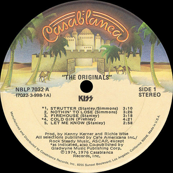 Kiss – The Originals - 1976 US Early Pressing Vinyl Pursuit Inc