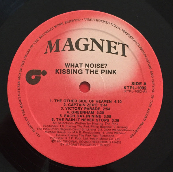 Kissing The Pink – What Noise - 1984 Original - Bargain Bin!