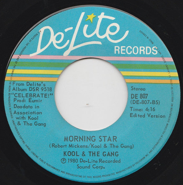 Kool and The Gang – Celebration –  7" Single - 1980
