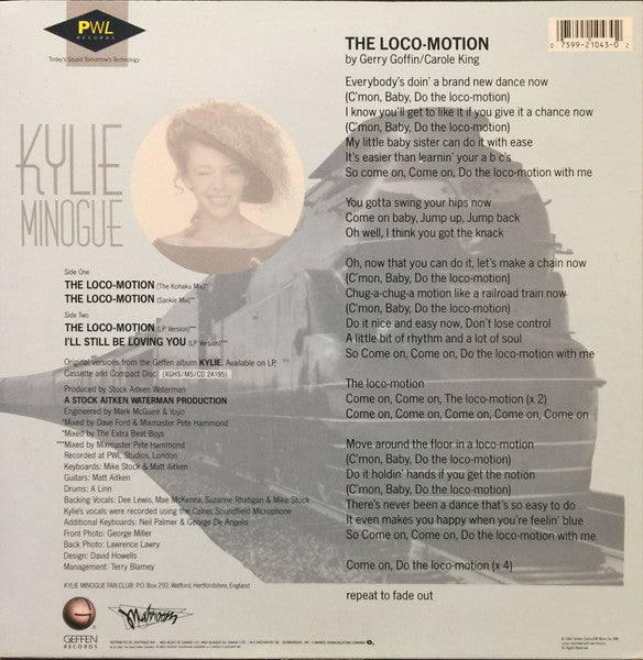 Kylie Minogue – The Loco-Motion - 1988 Original! VinylPursuit.com