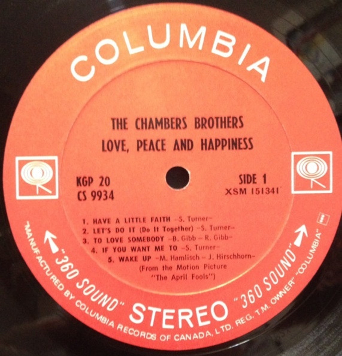 The Chambers Brothers – Love, Peace And Happiness / Live At Bill Graham's Fillmore East