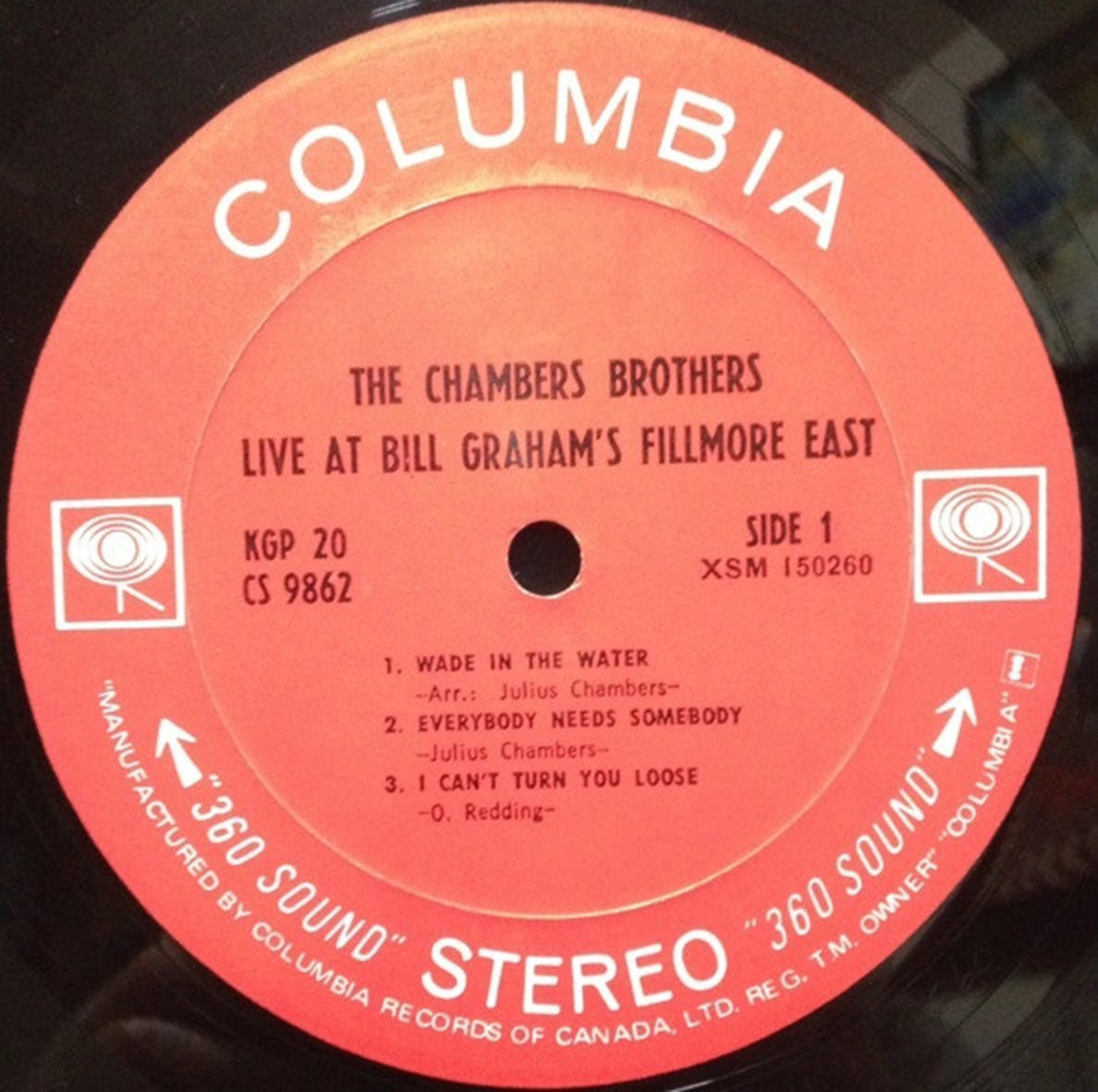 The Chambers Brothers – Love, Peace And Happiness / Live At Bill Graham's Fillmore East