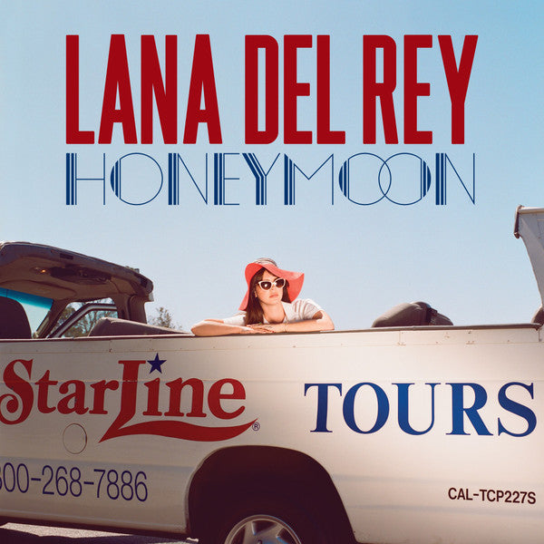 Lana Del Rey – Honeymoon - Red Translucent Vinyl with Poster - Amazing!