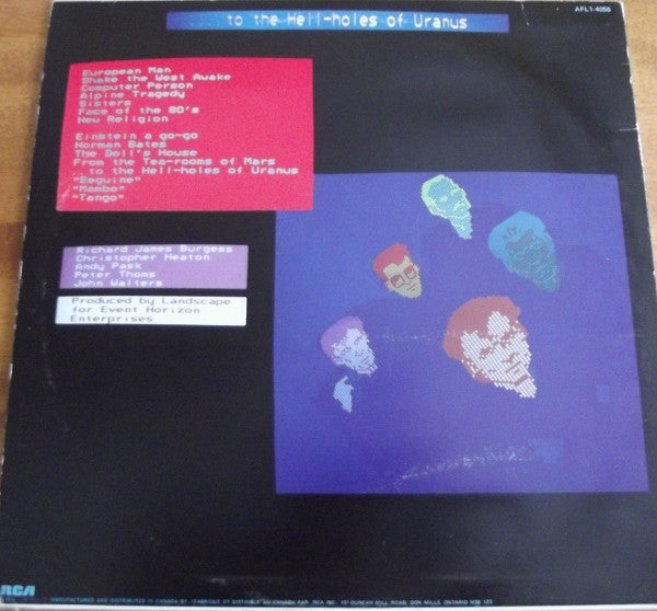 Landscape ‎– From The Tea-Rooms Of Mars... - 1981 Original - Bargain! VinylPursuit.com