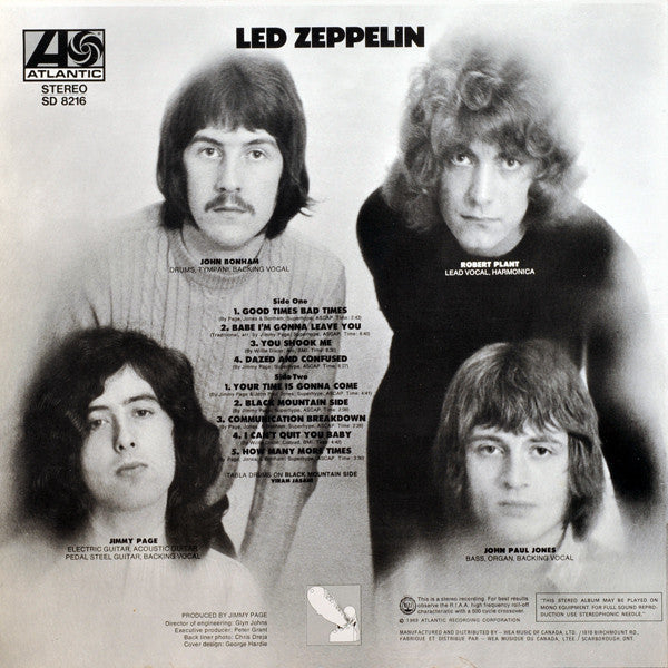 Led Zeppelin - Led Zeppelin -  1976, Near Mint VinylPursuit.com