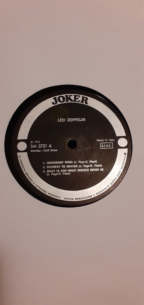 Led Zeppelin – Led Zeppelin - 1974 Original, Rare VinylPursuit.com