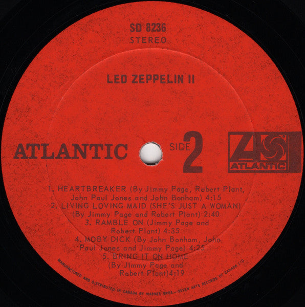 Led Zeppelin ‎– Led Zeppelin II - Red Label