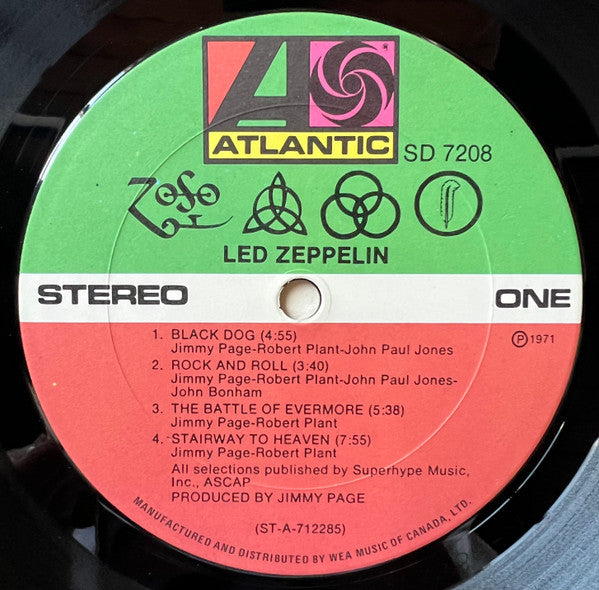 Adopt-a-Classic- Led Zeppelin – Untitled - Early Pressing
