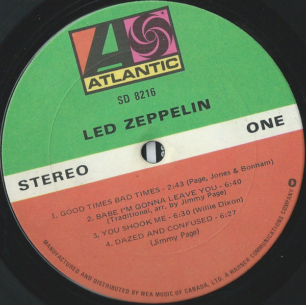 Led Zeppelin - 1975 Pressing