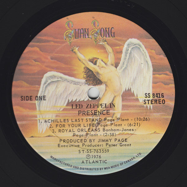 Led Zeppelin ‎–  Presence - 1976! VinylPursuit.com