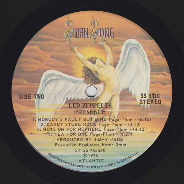 Led Zeppelin ‎–  Presence - 1976! VinylPursuit.com