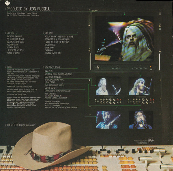Leon Russell & New Grass Revival – The Live Album - 1981 Original, Bargain! VinylPursuit.com