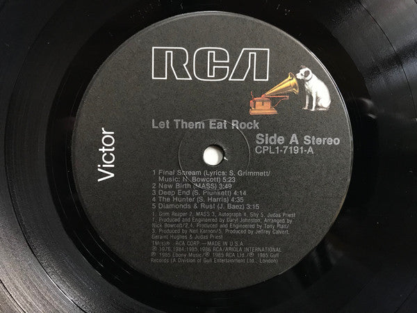Various – Let Them Eat Rock - 1986 Compilation - Bargain! VinylPursuit.com