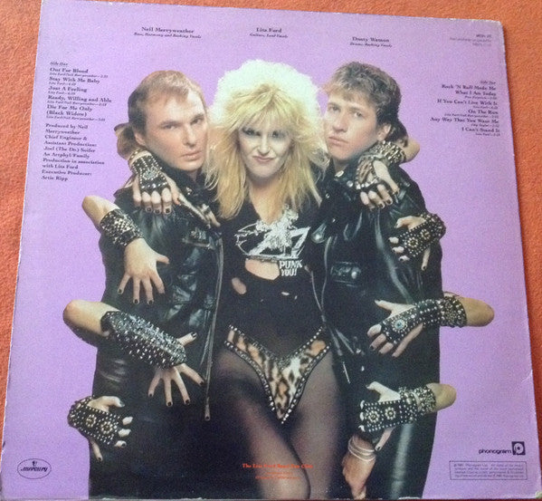 Lita Ford – Out For Blood - 1983 UK Original!