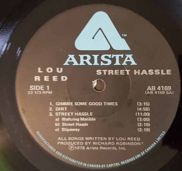 Lou Reed – Street Hassle - 1978 Original