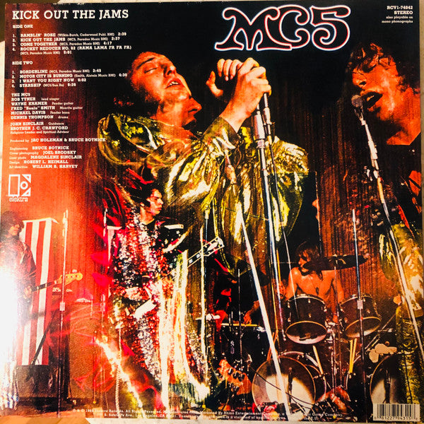 MC5 – Kick Out The Jams -  Uncensored, Limited Edition Black Inside Clear Vinyl!