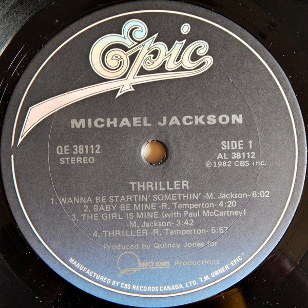 Michael Jackson - Thriller - 1982 Original VinylPursuit.com