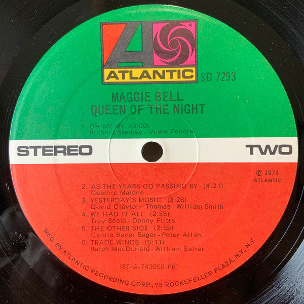 Maggie Bell – Queen Of The Night - 1974 US Pressing