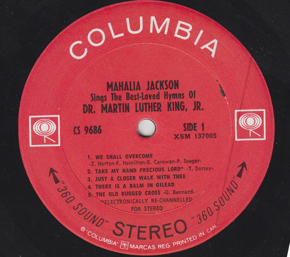 Mahalia Jackson – Sings The Best-Loved Hymns Of Dr. Martin Luther King, Jr. - 1968 Original VinylPursuit.com