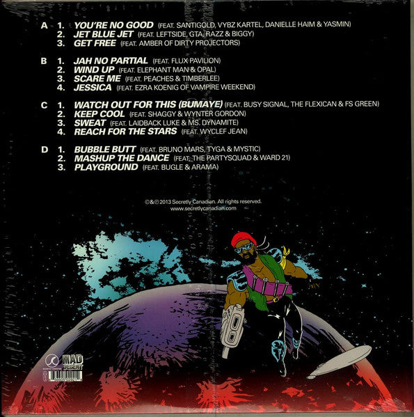 Major Lazer – Free The Universe - In Shrinkwrap, Rare! VinylPursuit.com