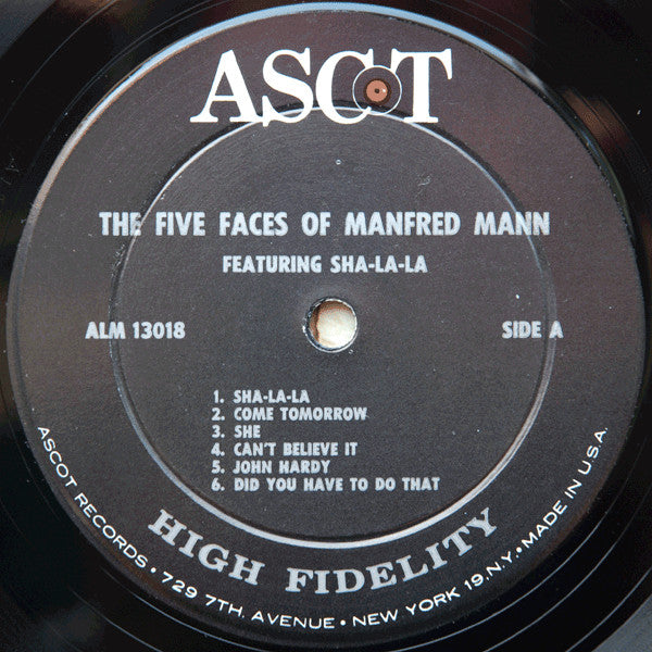 Manfred Mann – The Five Faces Of Manfred Mann _ 1965 MONO Original in Shrinkwrap!