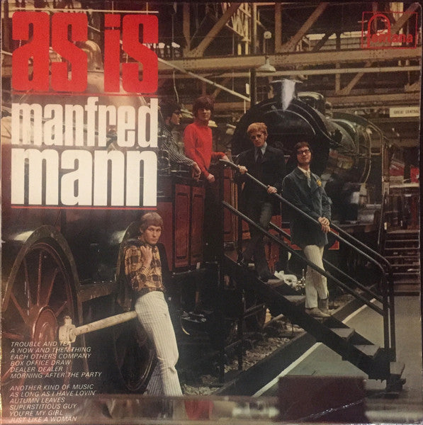 Manfred Mann – As Is - 1966 UK Original Mono Train Cover, Rare! VinylPursuit.com