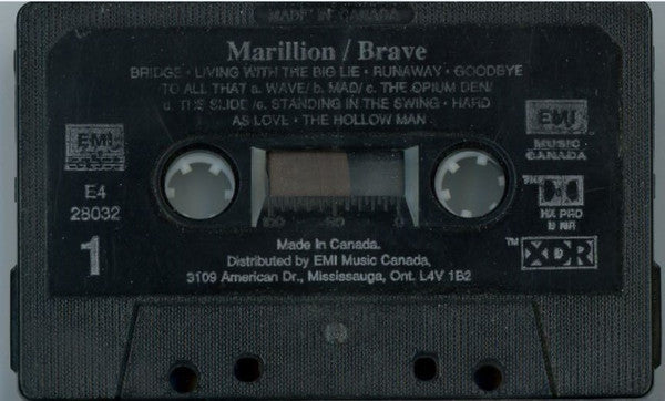 Marillion – Brave - 1994 Cassette VinylPursuit.com