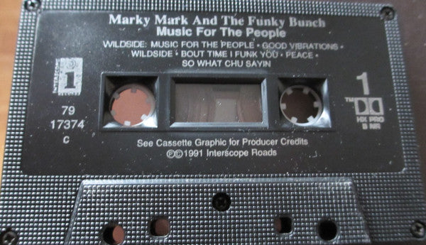 Marky Mark And The Funky Bunch – Music For The People – 1991 Cassette VinylPursuit.com
