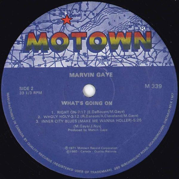 Marvin Gaye - What's Going On - Early Pressing, Rare