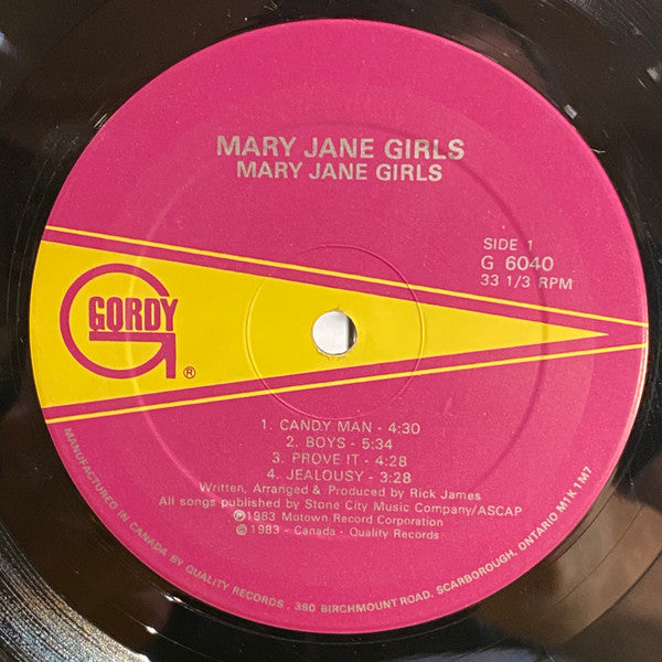 Mary Jane Girls – Mary Jane Girls - 1983 Pressing