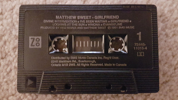 Matthew Sweet – Girlfriend –  1991 Cassette VinylPursuit.com