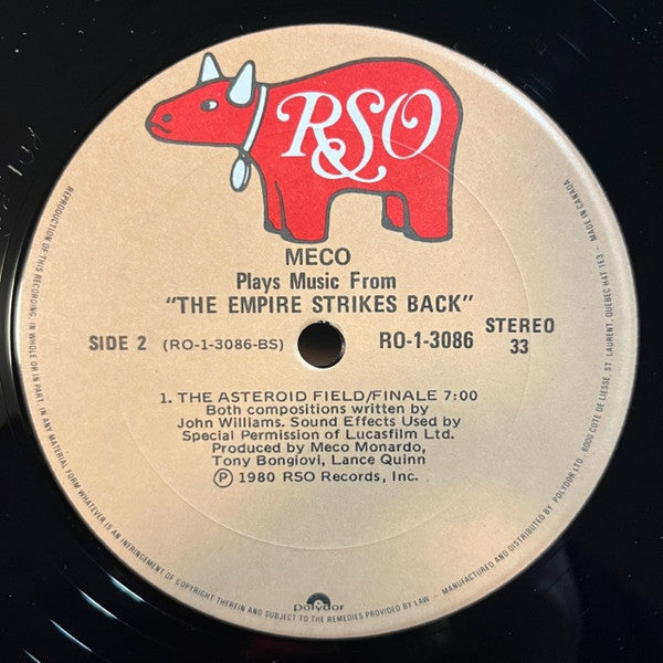 Meco – Plays Music From 'The Empire Strikes Back' - 1980 Original!