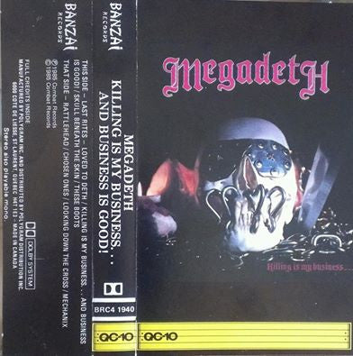 Megadeth – Killing Is My Business... And Business Is Good! - 1985 Cassette