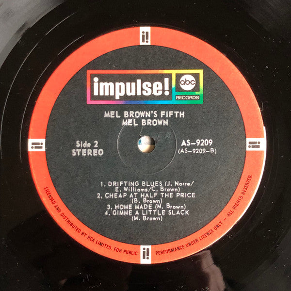 Mel Brown – Mel Brown's Fifth - 1971 Original, Rare!