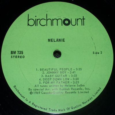 Melanie ‎– Melanie - 1969 Original!