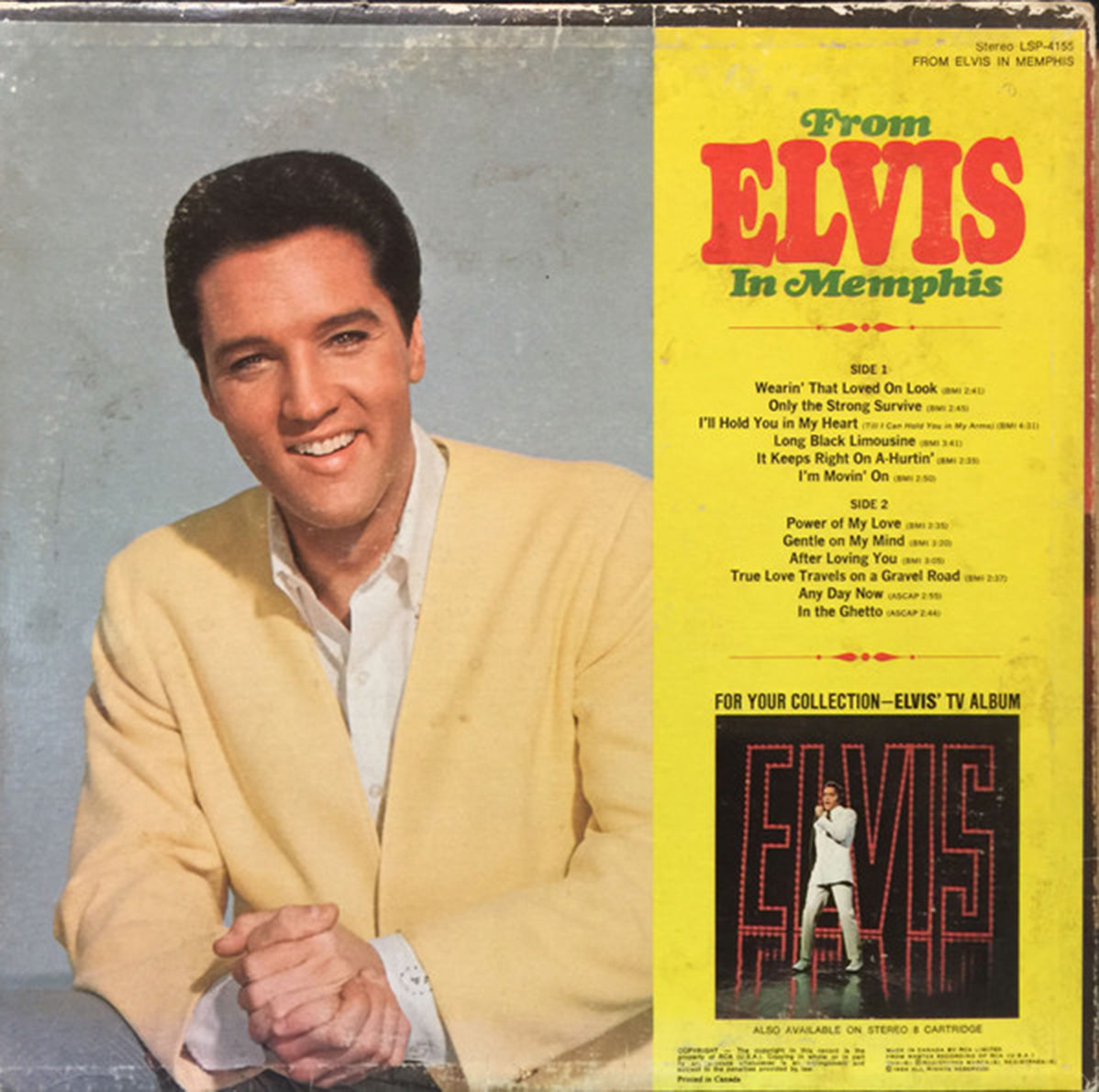 Elvis Presley – From Elvis In Memphis - 1969