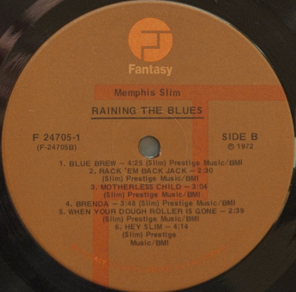 Memphis Slim – Raining The Blues - US Pressing