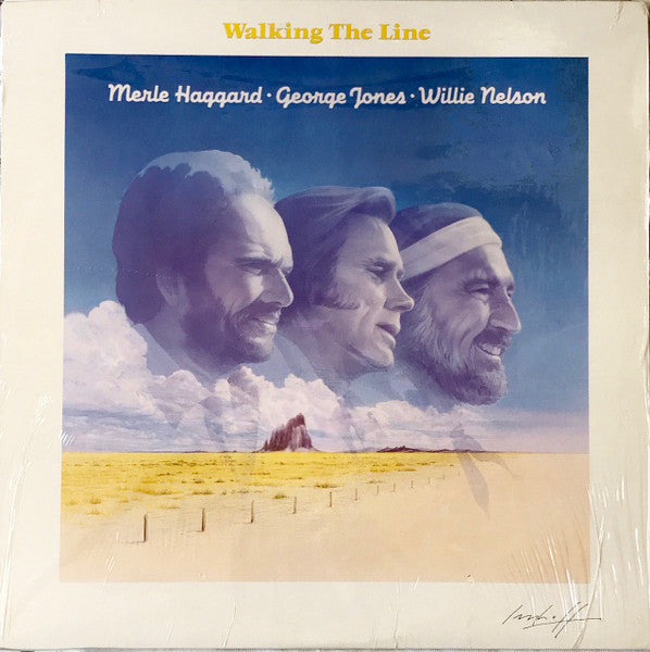 Merle Haggard, George Jones, Willie Nelson – Walking The Line - 1987 Original in Shrinkwrap