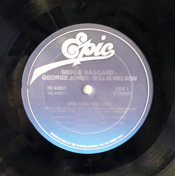 Merle Haggard, George Jones, Willie Nelson – Walking The Line - 1987 Original in Shrinkwrap