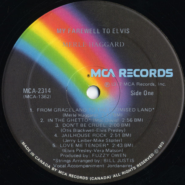 Merle Haggard – My Farewell To Elvis - 1977 in Shrinkwrap!