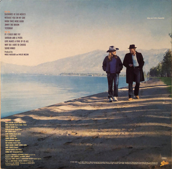Merle Haggard & Willie Nelson – Seashores Of Old Mexico - 1987 Original Vinyl Pursuit Inc
